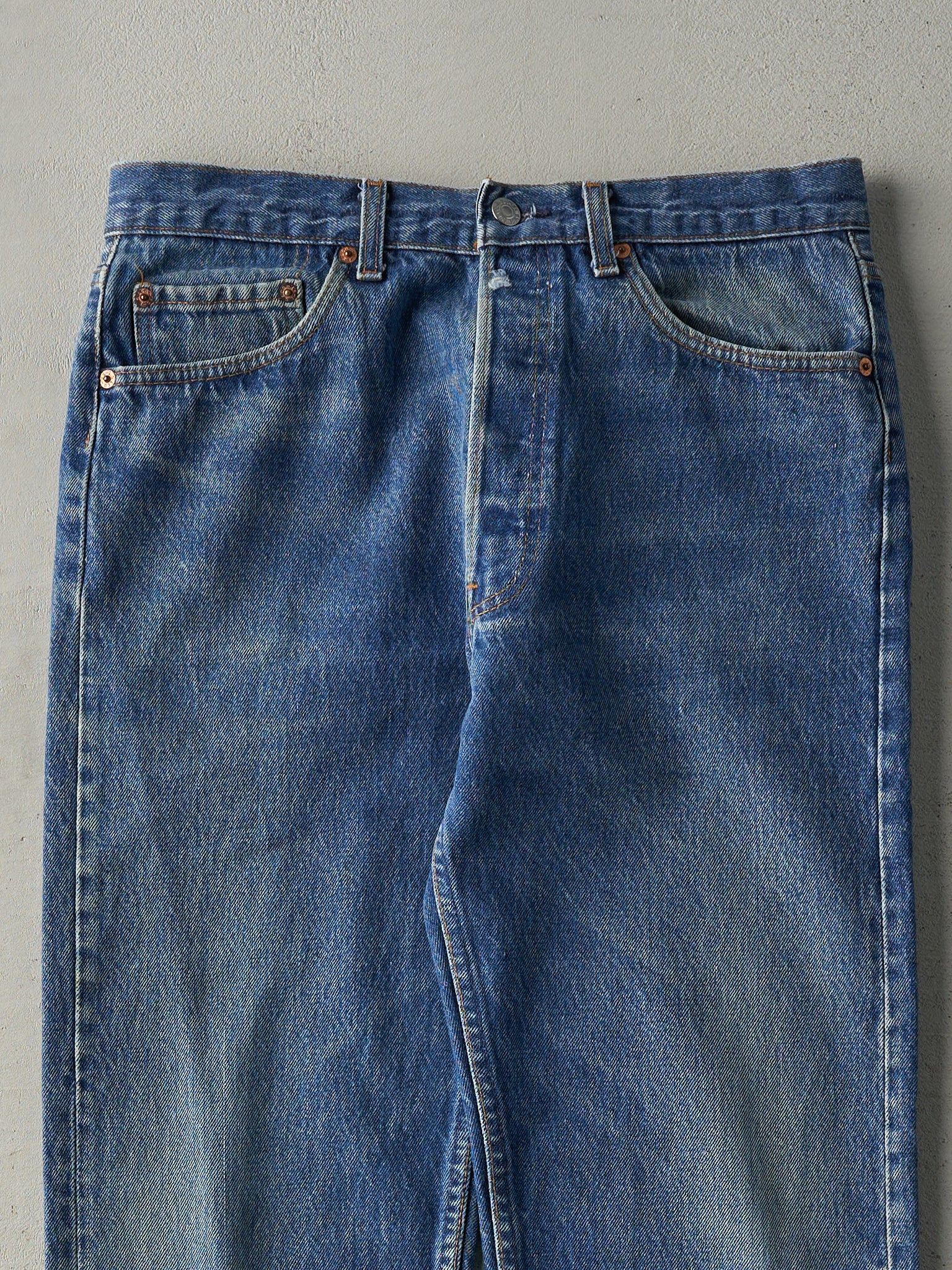 Vintage 80s Mid Wash Levi's 501 XX Jeans (31x30)