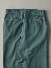 Vintage 90s Washed Green Dickies 874 Work Pants (33x31)