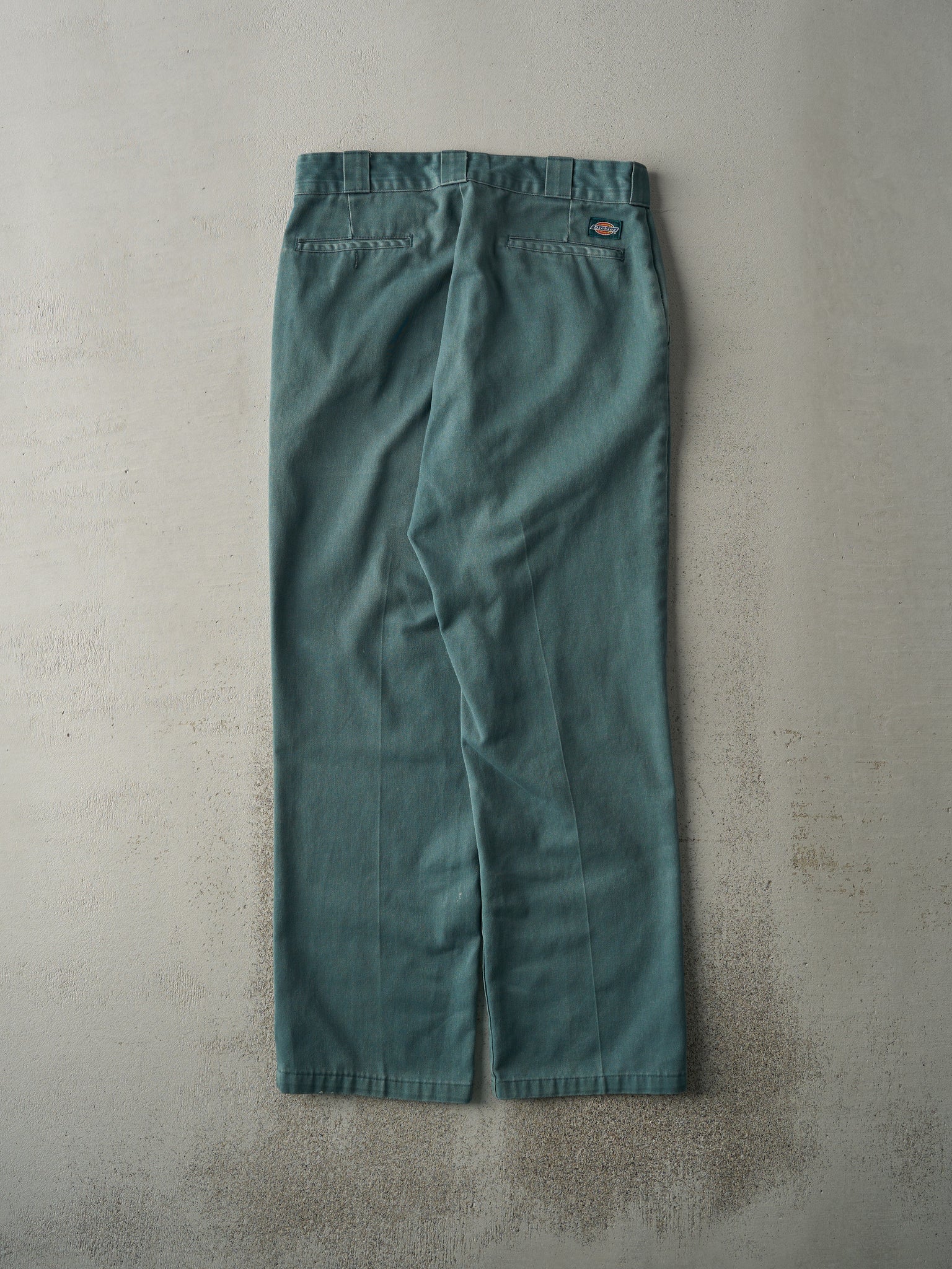 Vintage 90s Washed Green Dickies 874 Work Pants (33x31)