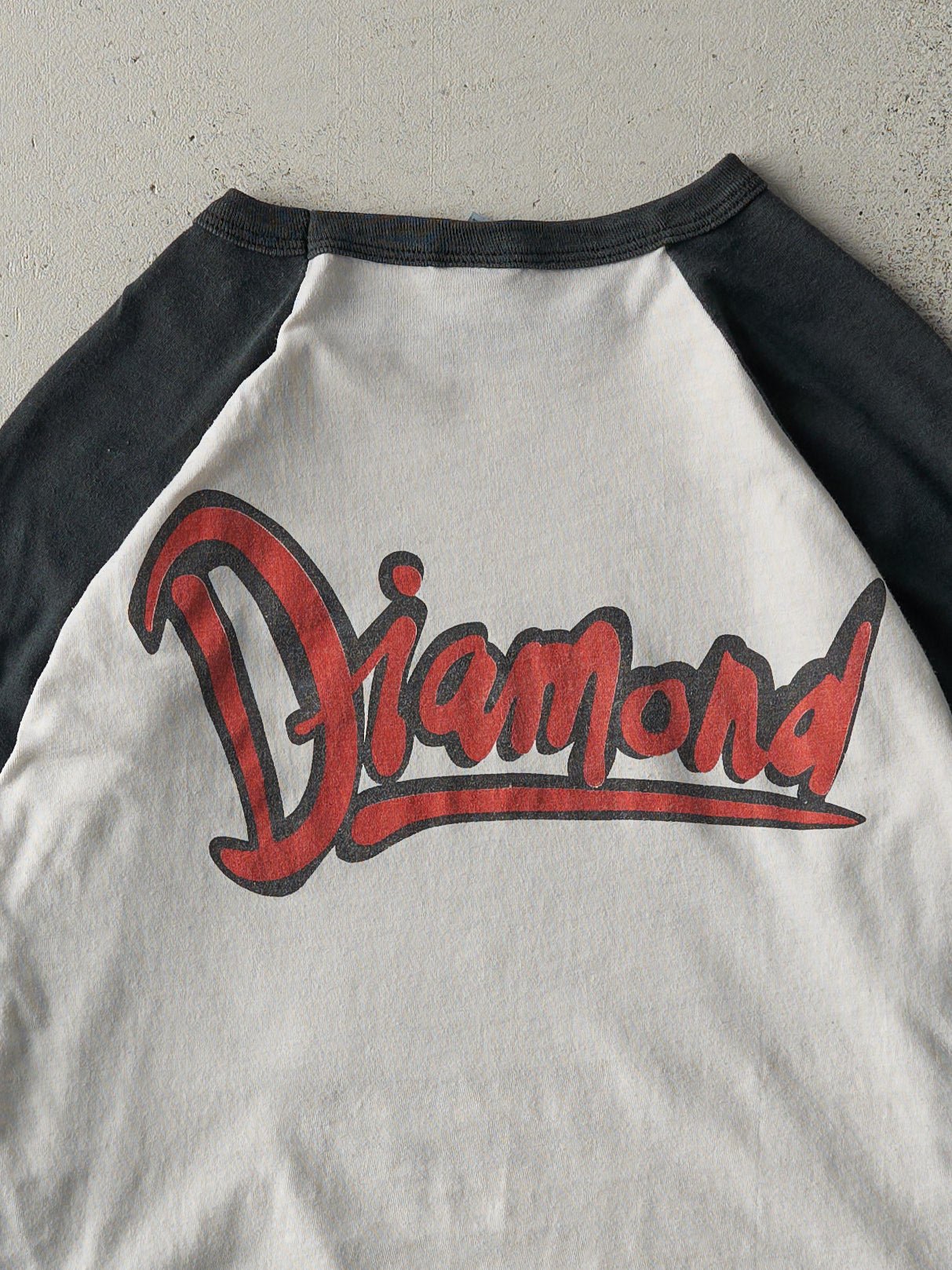 Vintage 82' Black and White Neil Diamond World Tour 3/4 Sleeve Tee (S)