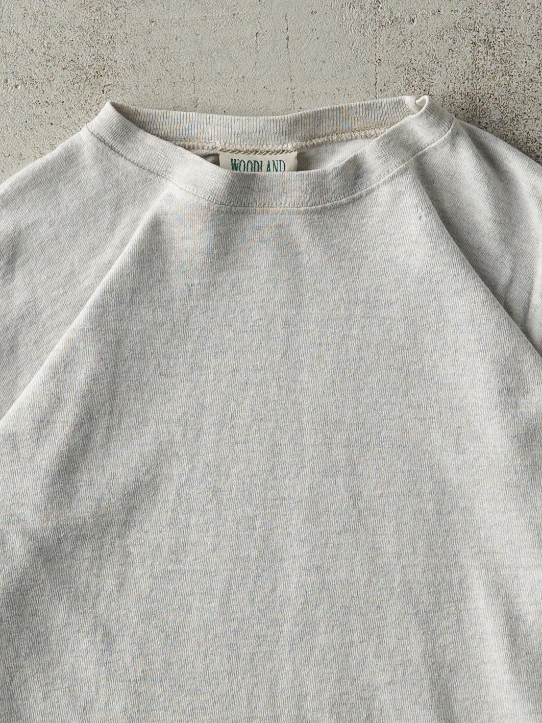 Vintage 90s Heather Grey Blank Tee (S)