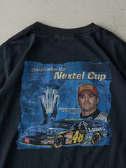 Vintage 06' Faded Black Jimmie Johnson Nascar Nextel Cup Champion Racing Tee (L)