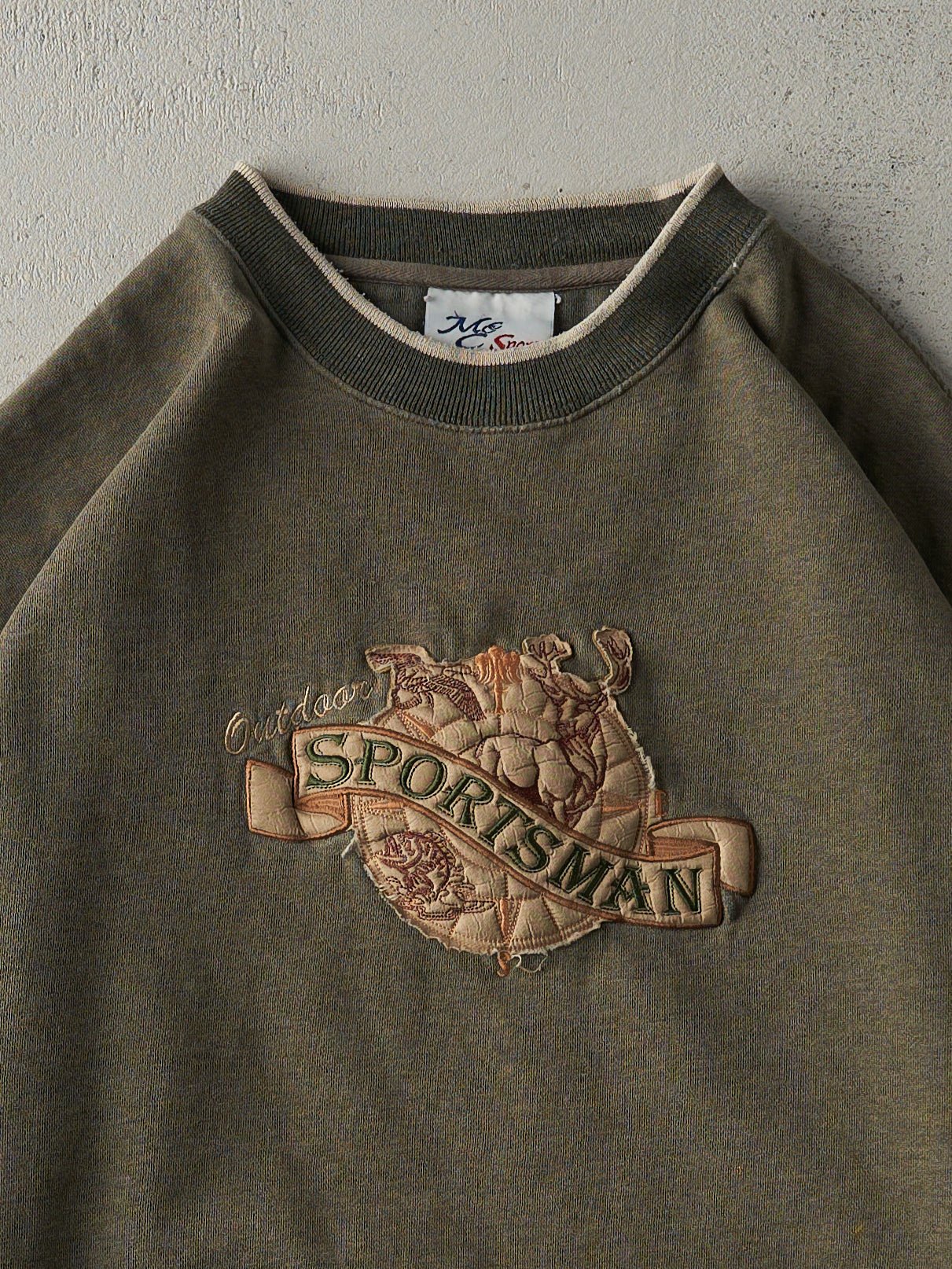 Vintage 90s Green Outdoor Sportsman Boxy Crewneck (XL)