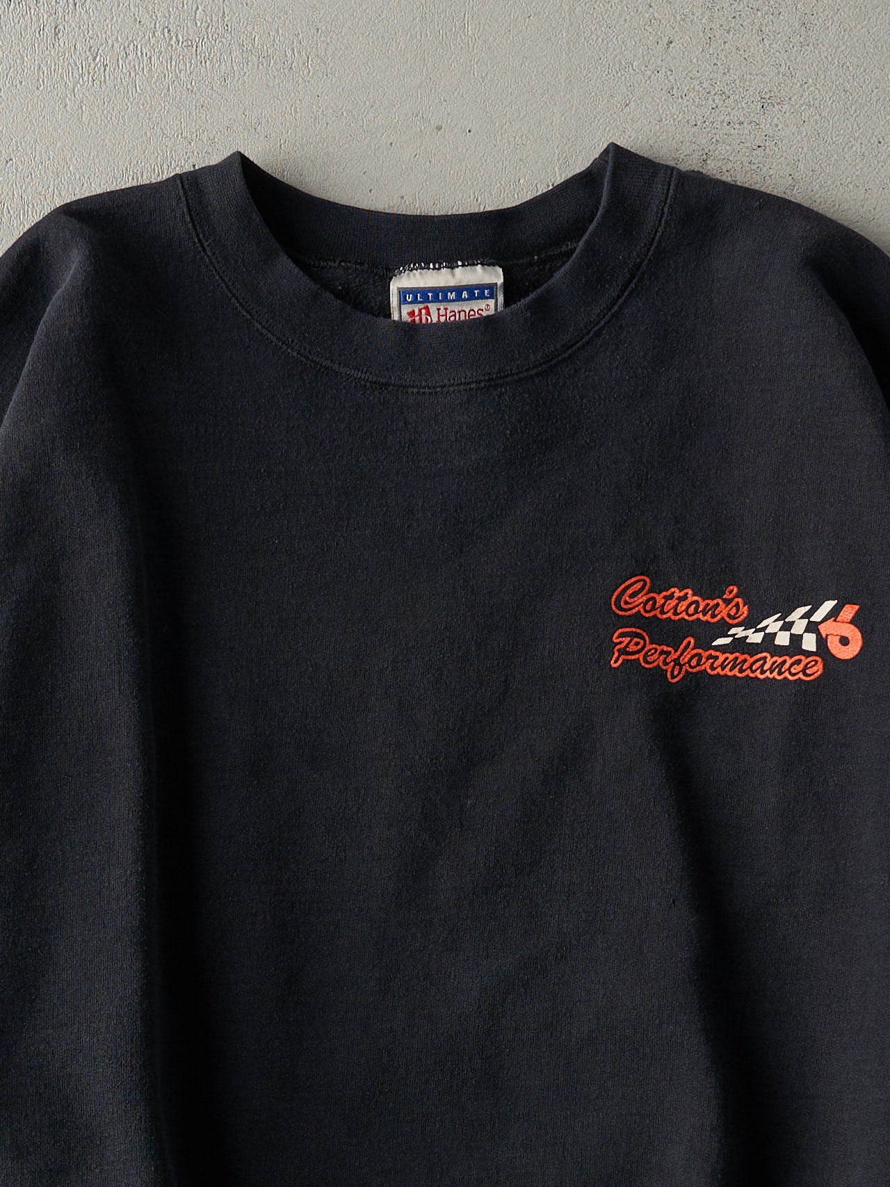 Vintage 90s Black Cotton's Performance Racing Crewneck (XL/XXL)