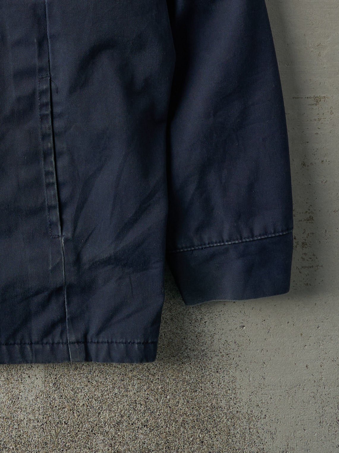 Vintage 90s Navy Blue Bill Work Jacket (L)