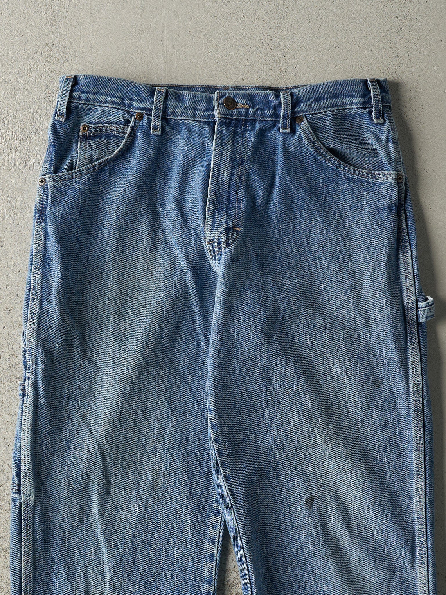 Vintage 90s Light Wash Dickies Carpenter Jeans (33x33)