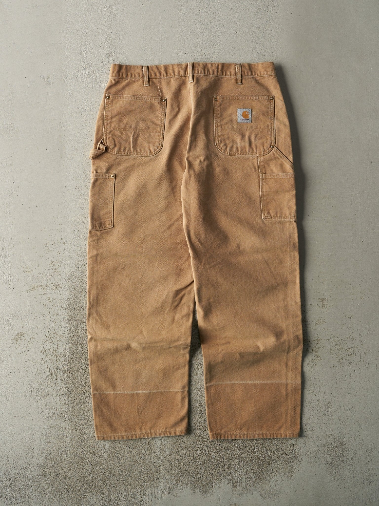 Vintage 90s Camel Carhartt Double Knee Carpenter Pants (37x29.5)