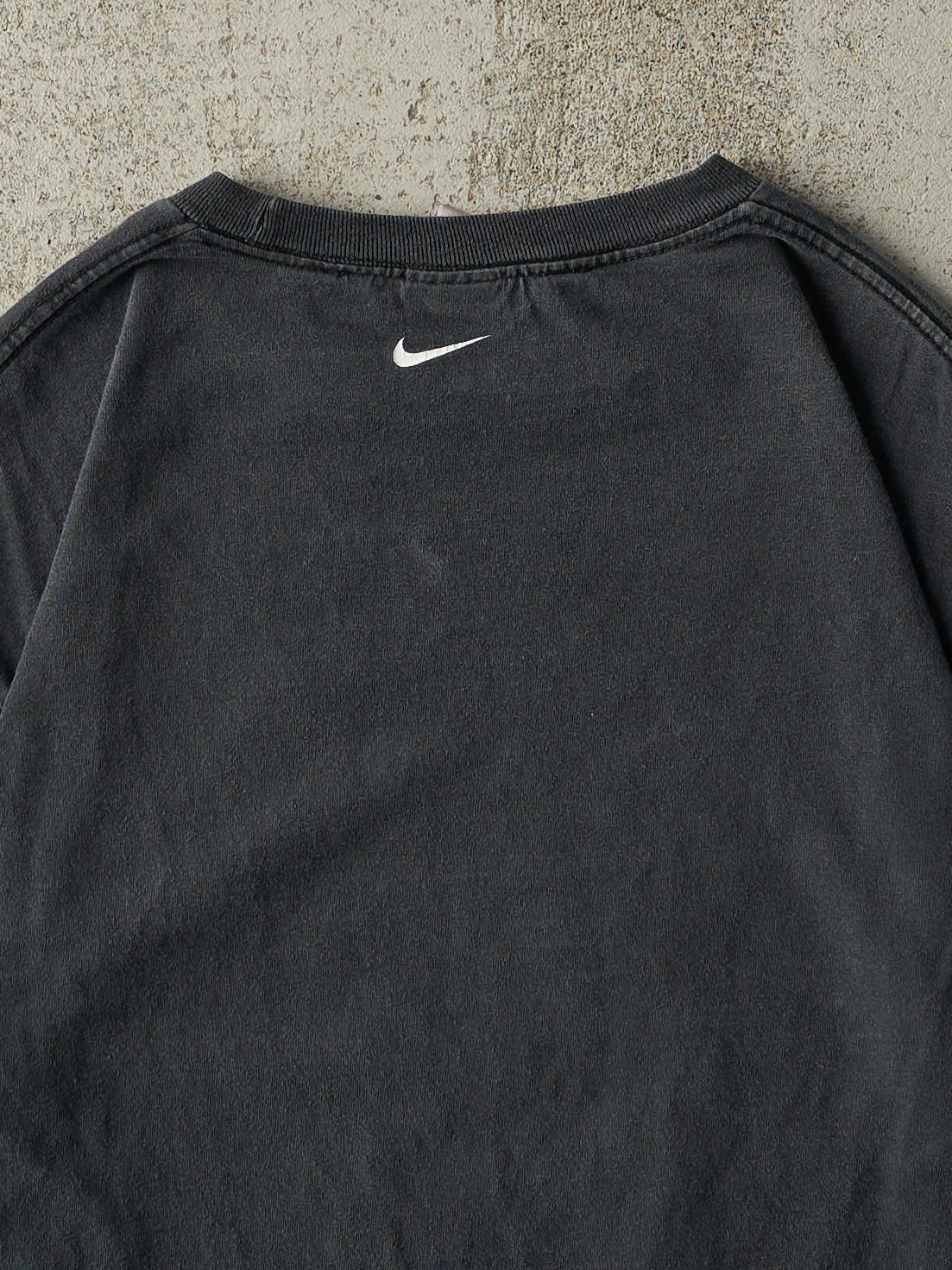 Vintage Y2K Faded Black Nike Team Canada Hockey Tee (M)