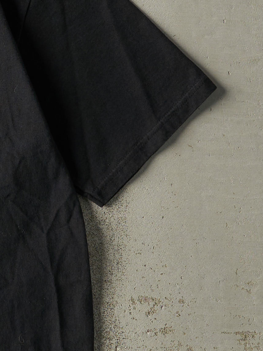 Vintage Y2K Black Nike Embroidered Swoosh Tee (S)