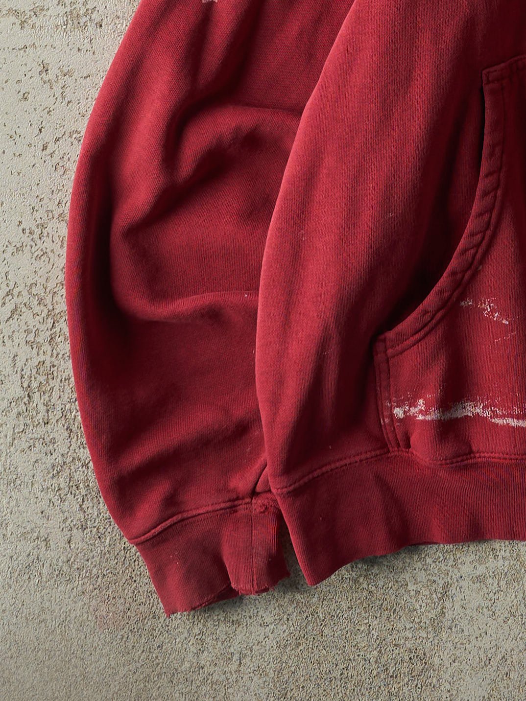 Vintage Y2K Burgundy Nike Catholic School Hoodie (L/XL)