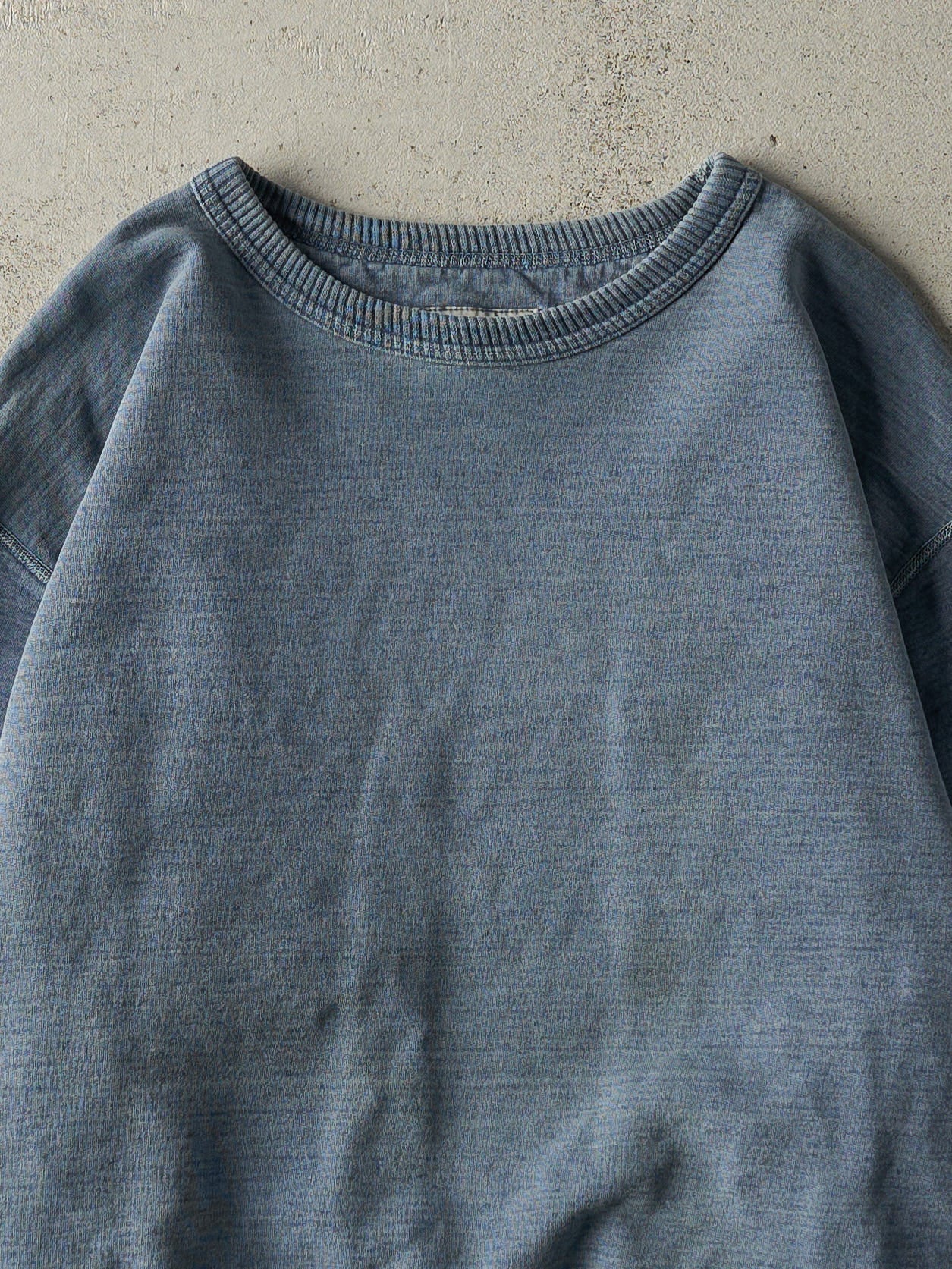Vintage Y2K Washed Blue Blank Wind River Crewneck (L)