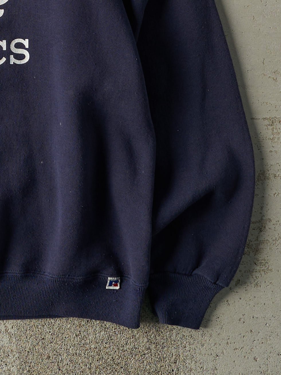 Vintage 90s Navy Blue Russell Athletic Roots Crewneck (L)