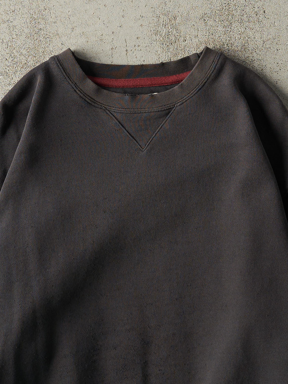 Vintage Y2K Faded Black Blank Crewneck (M)