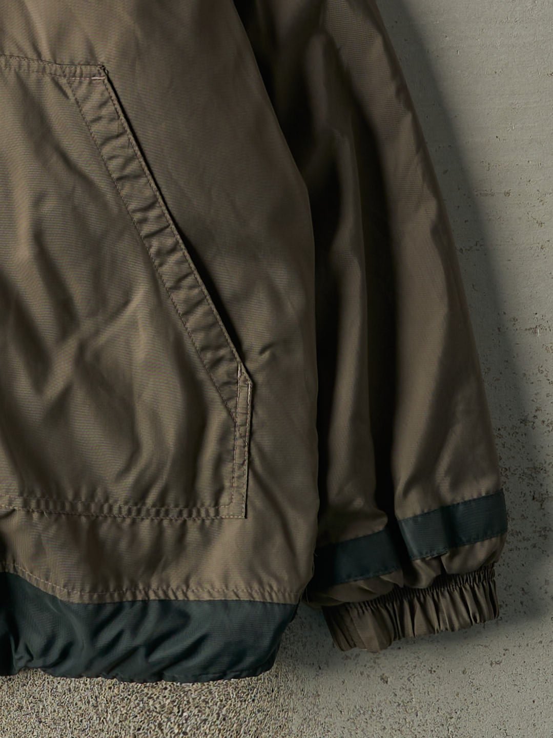 Vintage 90s Brown & Green Nike Reversible Windbreaker Jacket (XL)