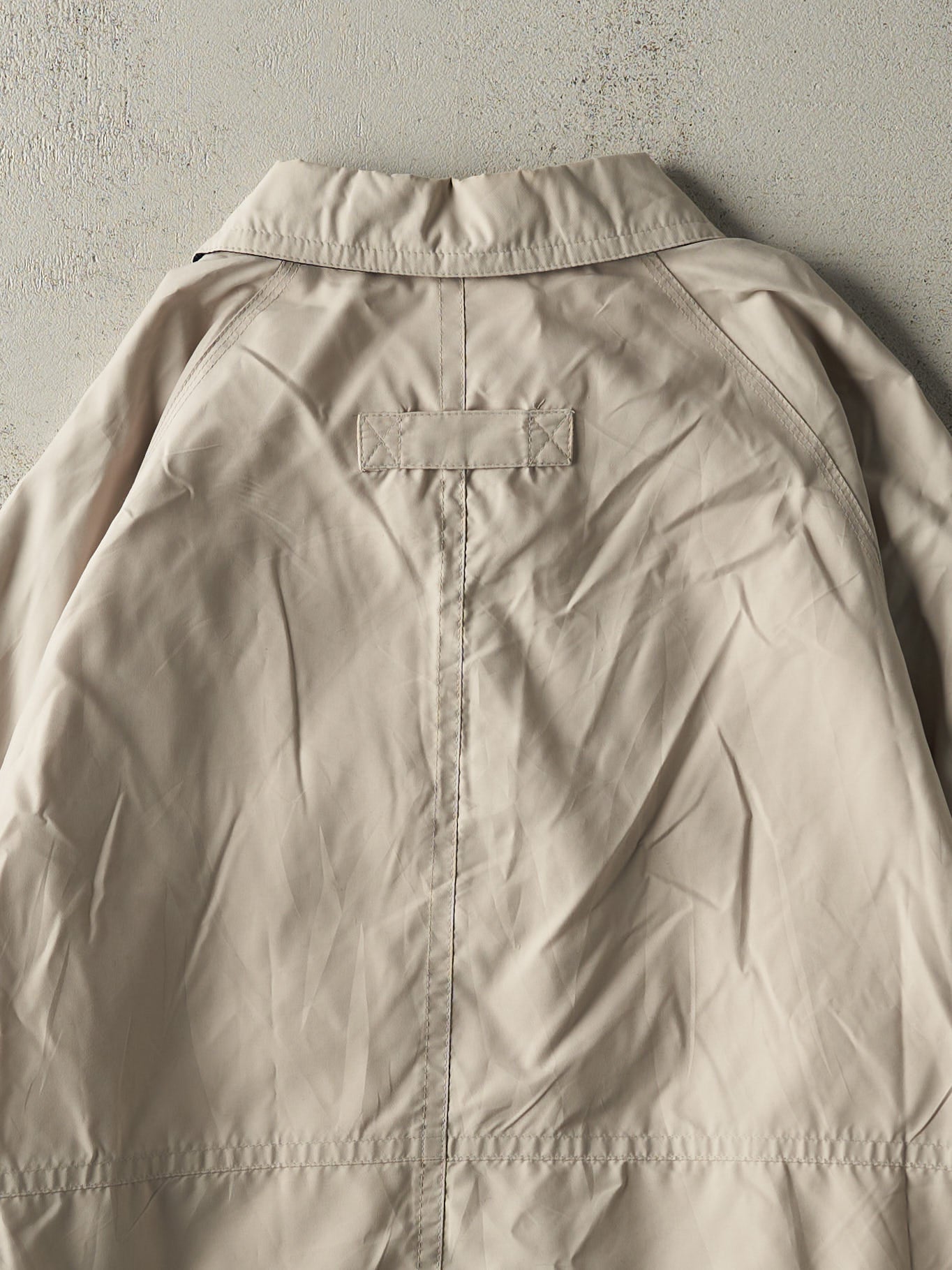 Vintage 90s Beige St Johns Bay Harrington Jacket (L)