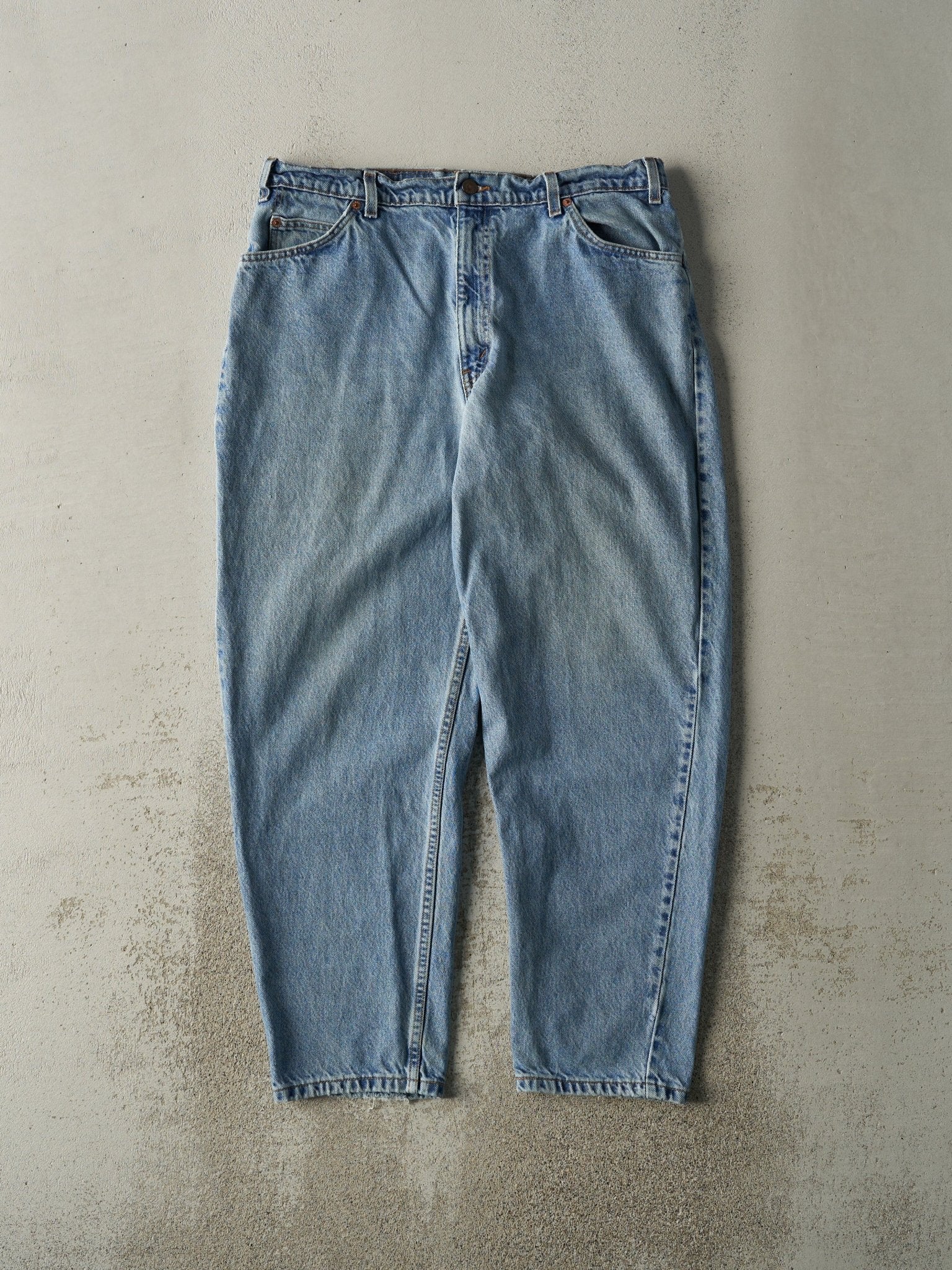 Vintage 90s Light Wash Levi's 560 Orange Tab Jeans (34x29)
