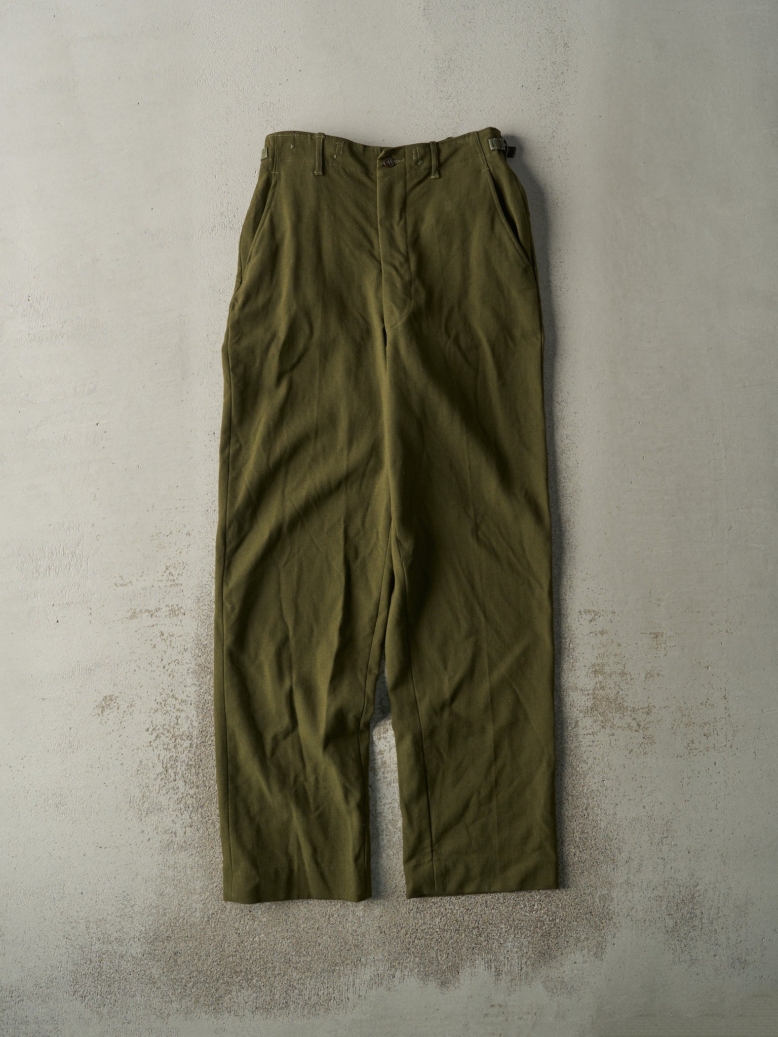 Vintage 80s Green Army Pants (29x34)