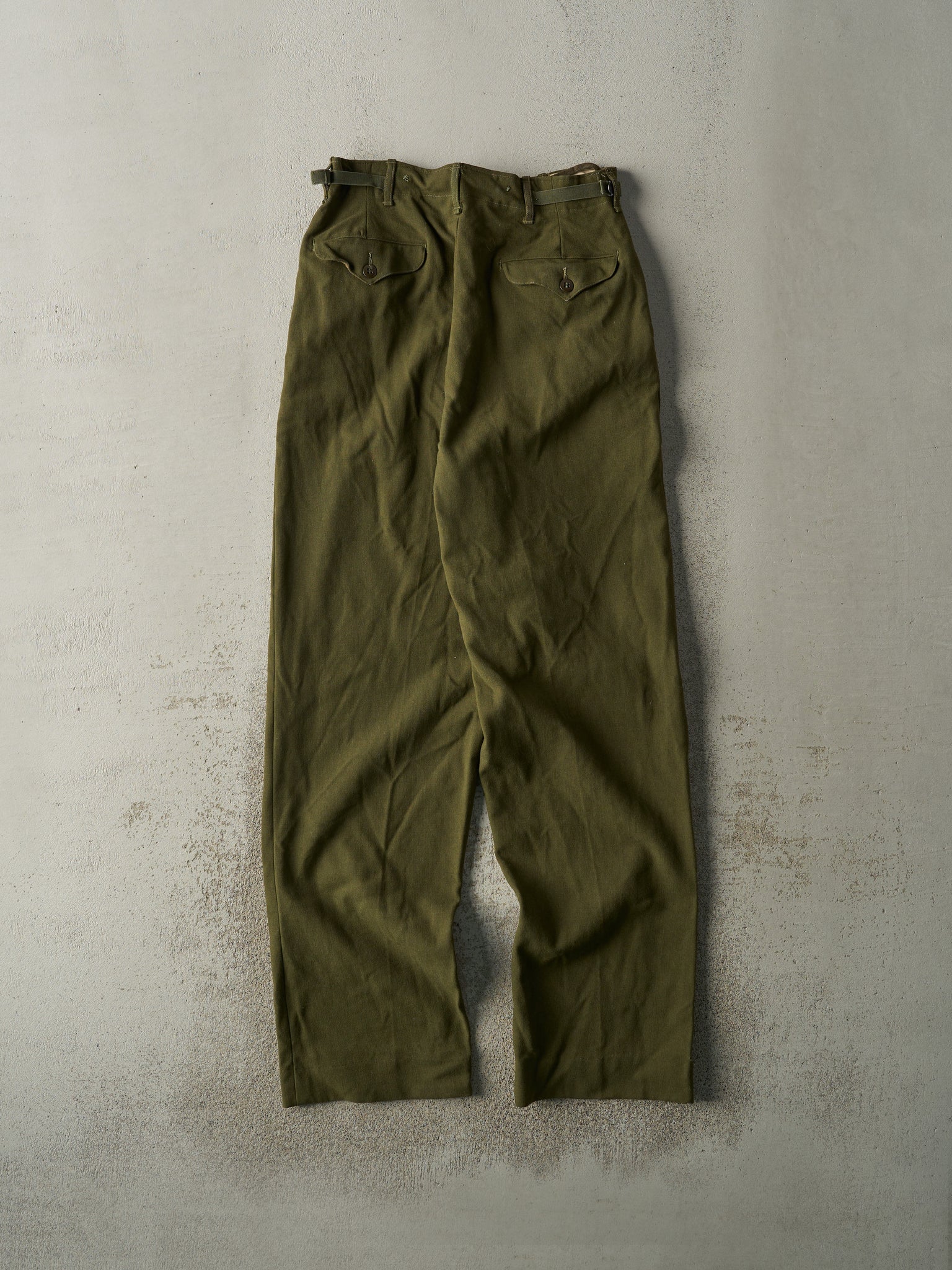 Vintage 80s Green Army Pants (29x34)