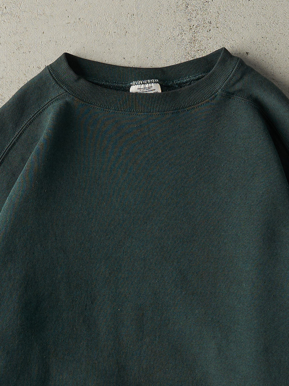 Vintage 90s Green Blank Crewneck (XL)