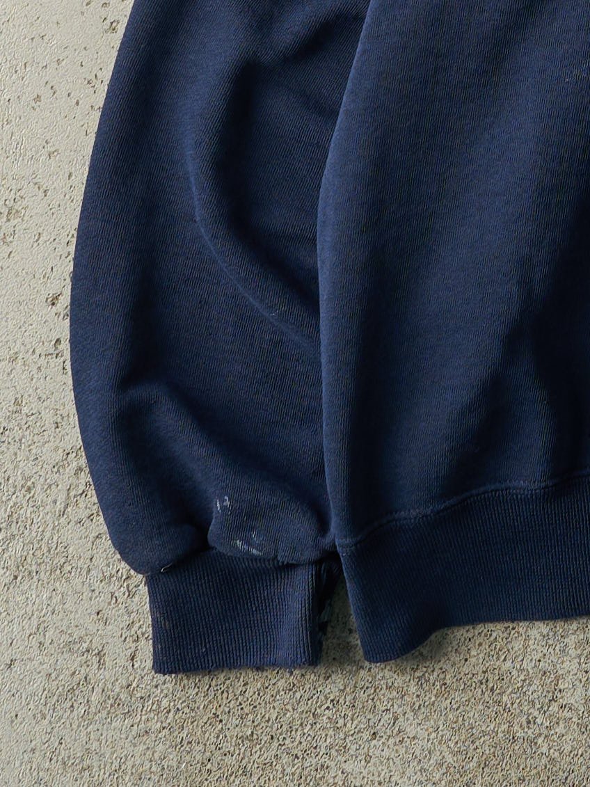 Vintage 90s Navy Blue Russell Athletic Blank Crewneck (L/XL)