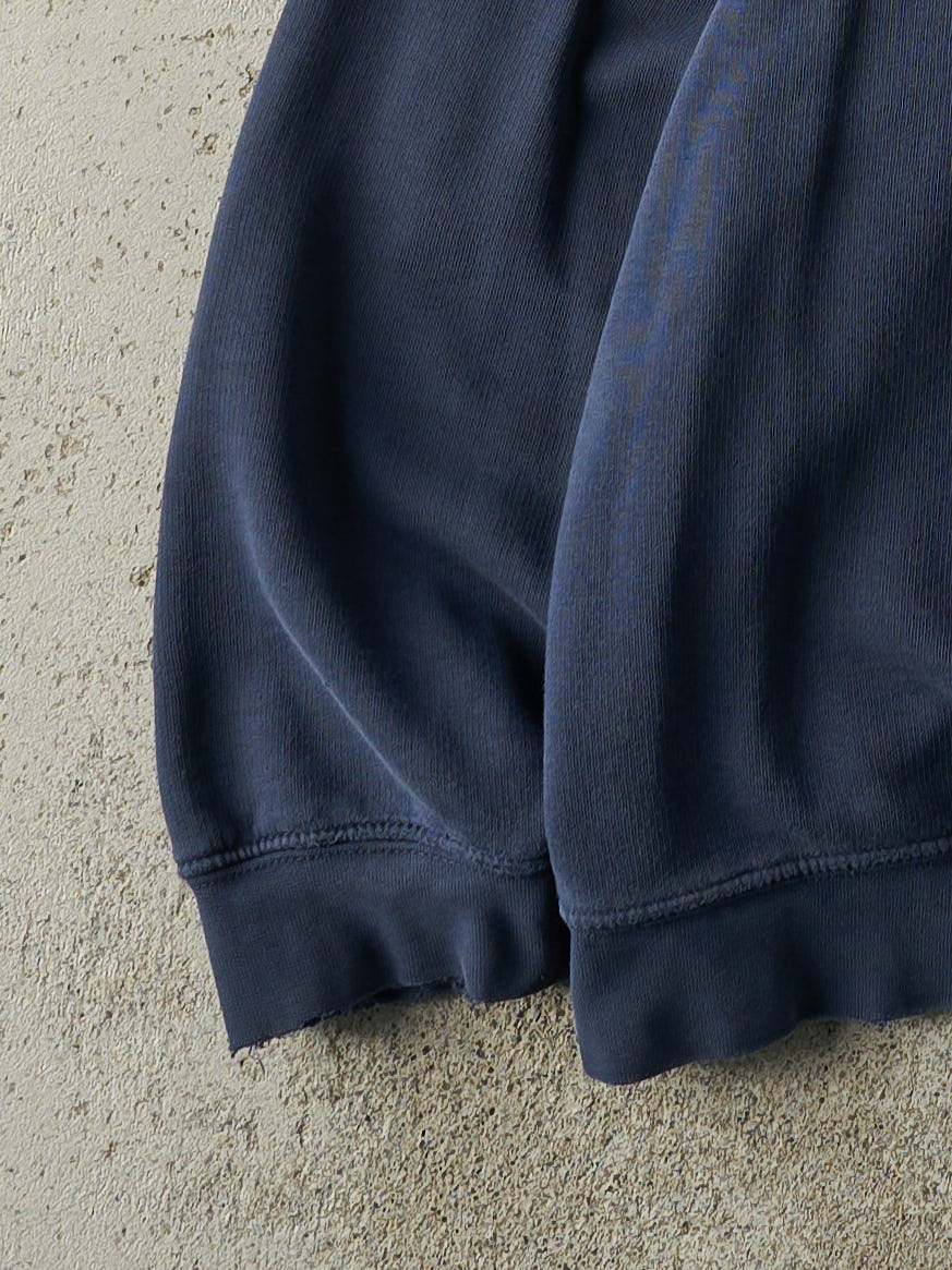 Vintage Y2K Navy Blue Embroidered Nike Crewneck (M/L)