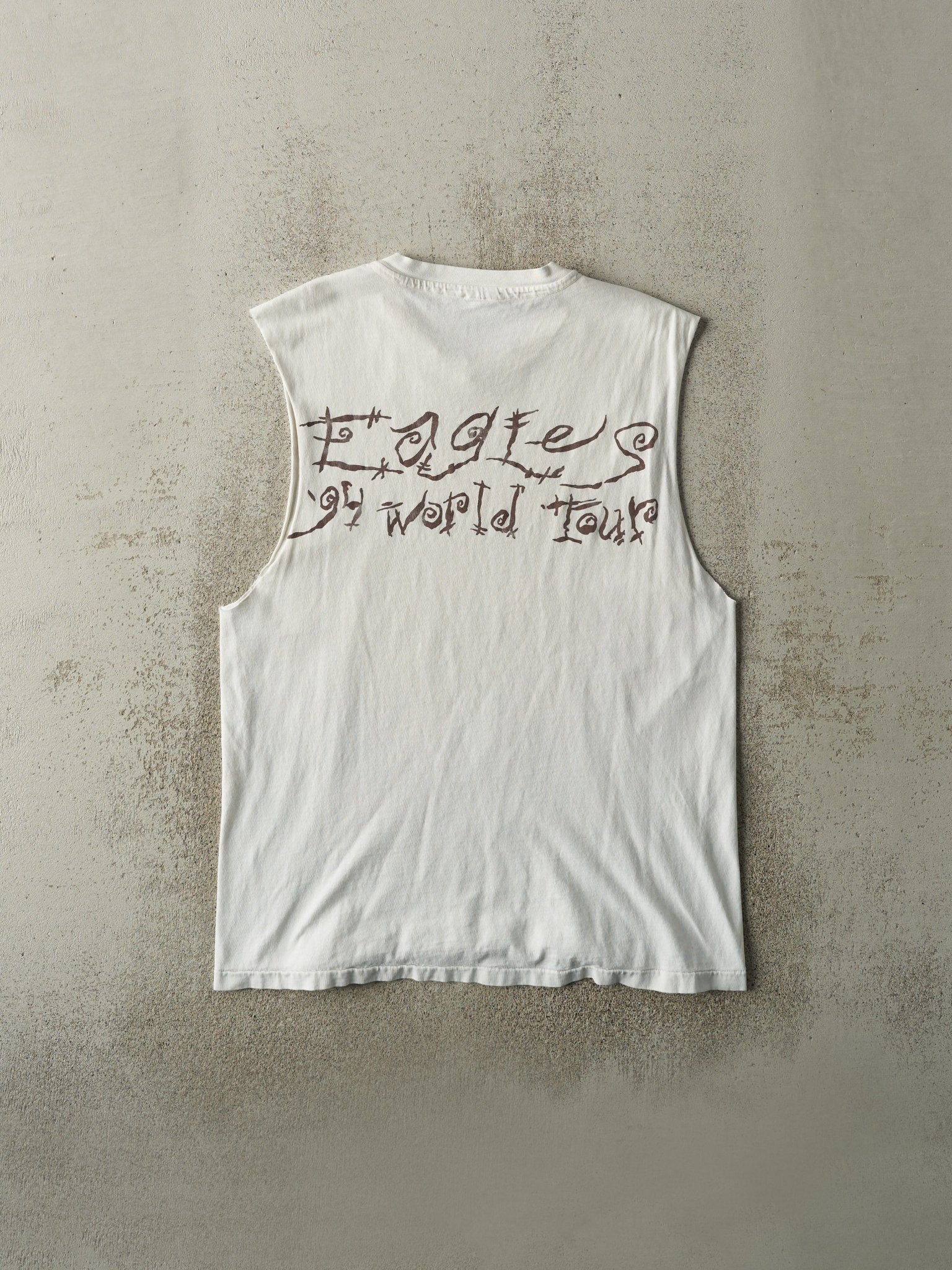 Vintage 94' White Eagles World Tour Cut Off Tee (M)