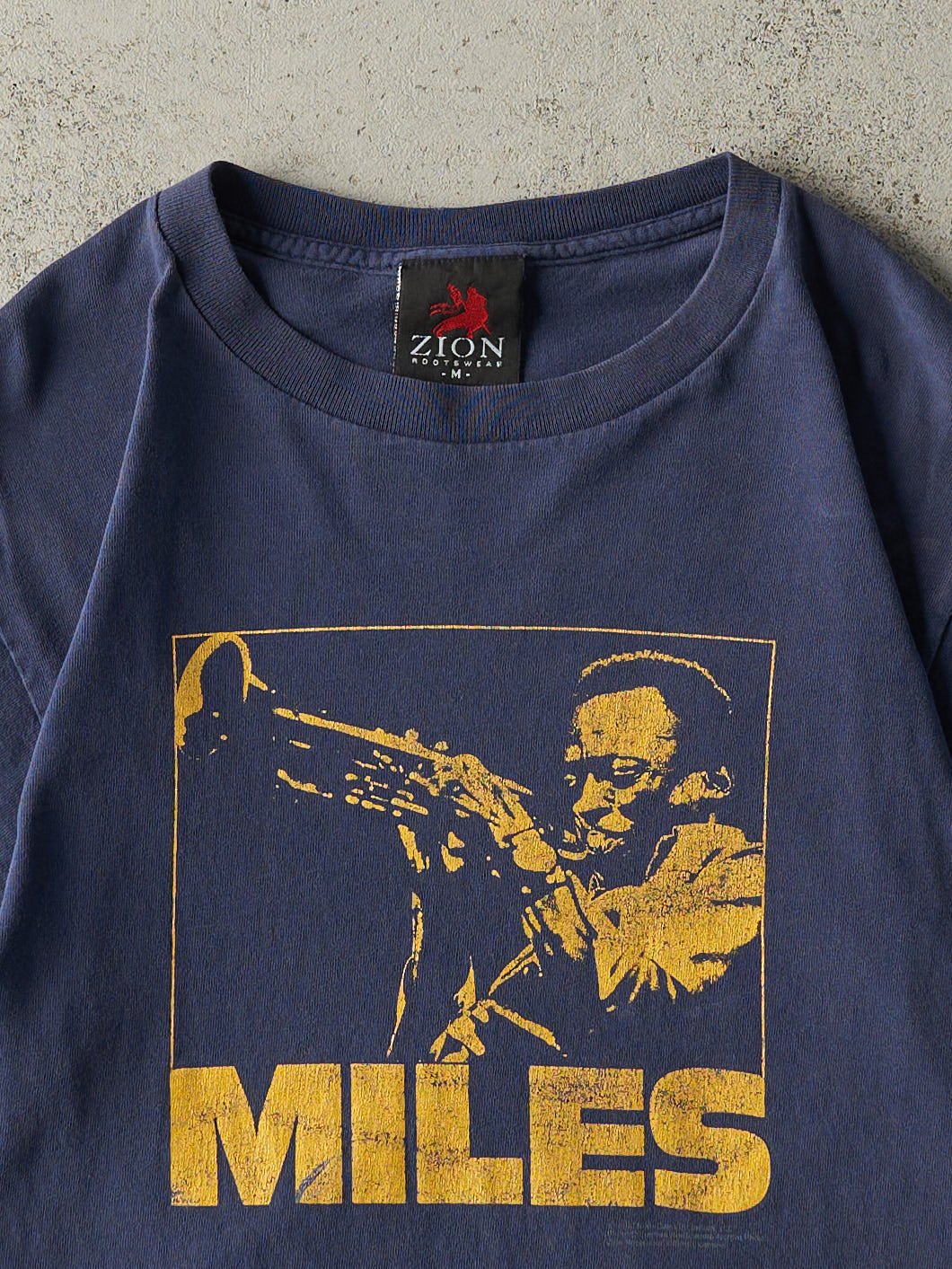 Vintage 02' Navy Blue Miles Davis Tee (S)