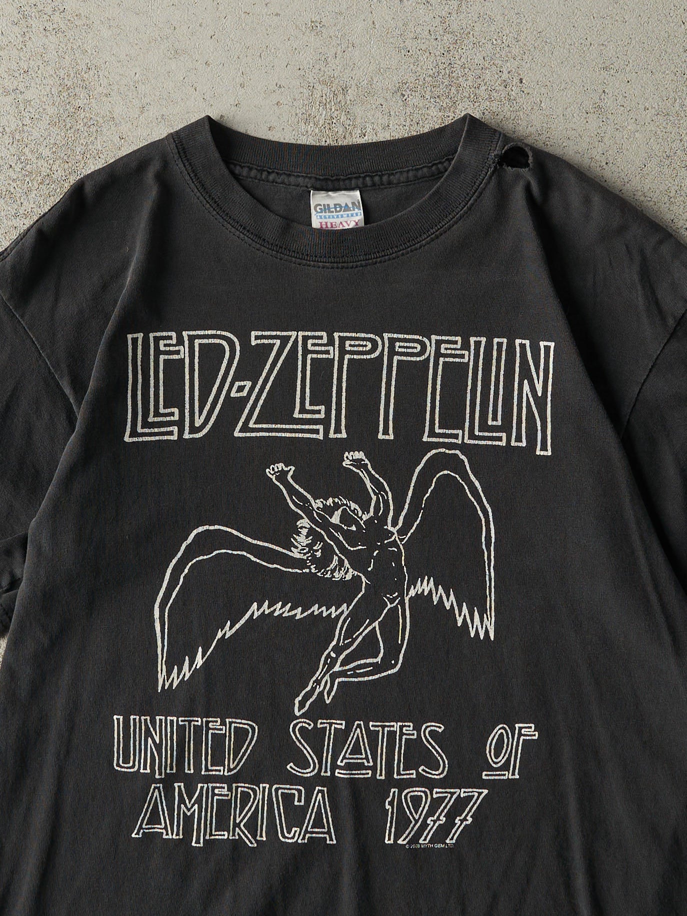 Vintage 03' Black Led Zeppelin Tee (M)