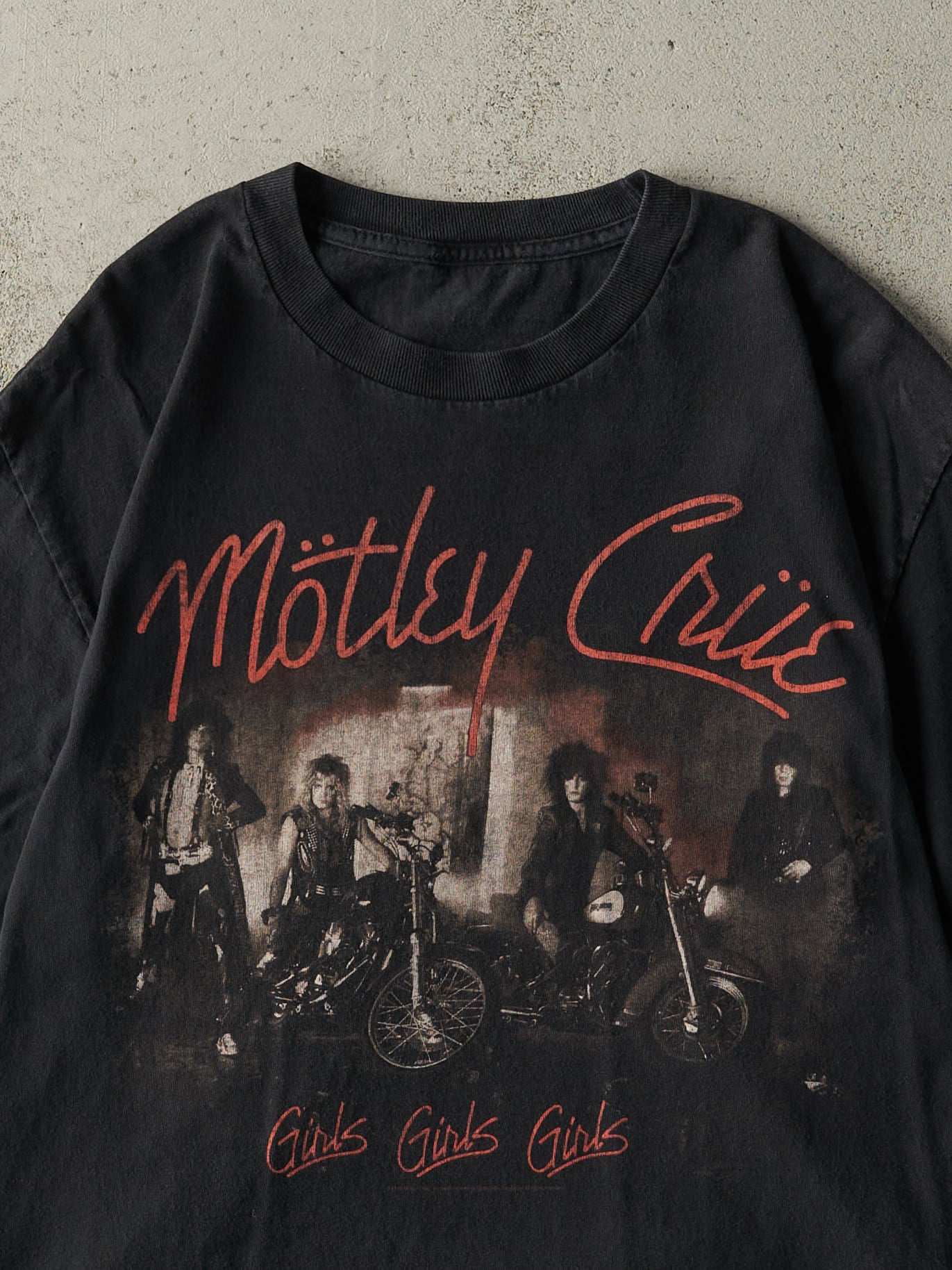 Vintage 13' Black Motley Crue Girls Girls Girls Tee (M)