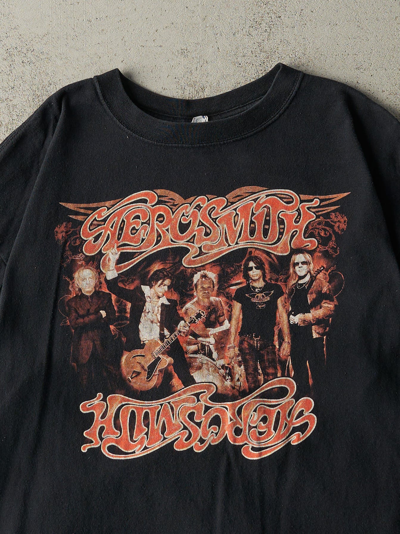 Vintage 07' Black Aerosmith Tour Tee (L)