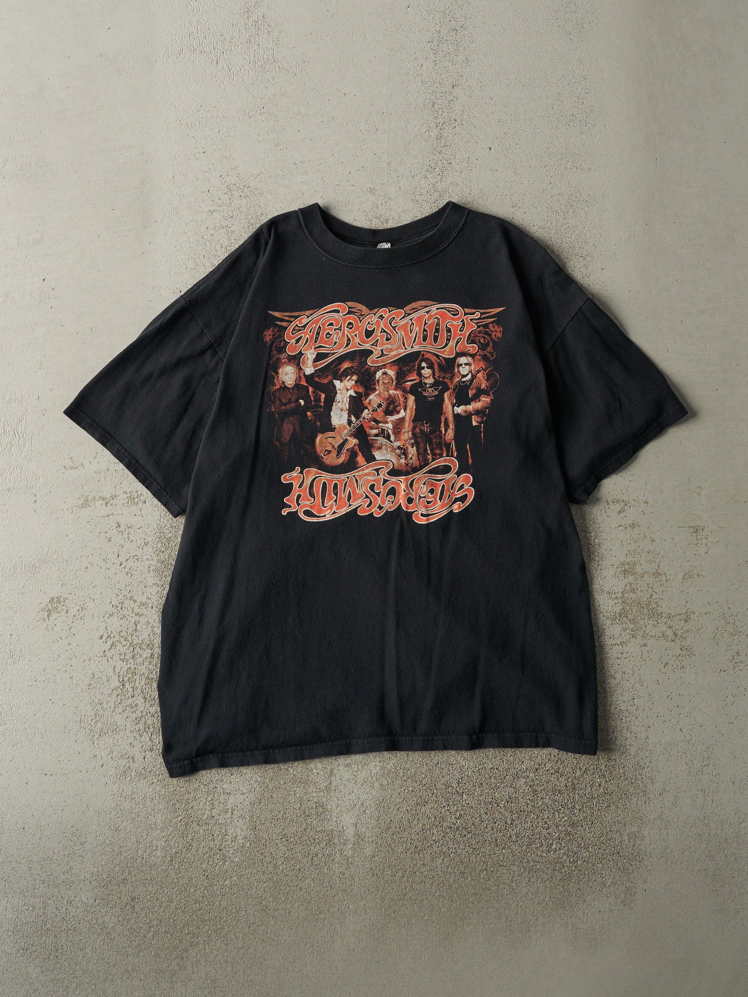 Vintage 07' Black Aerosmith Tour Tee (L)