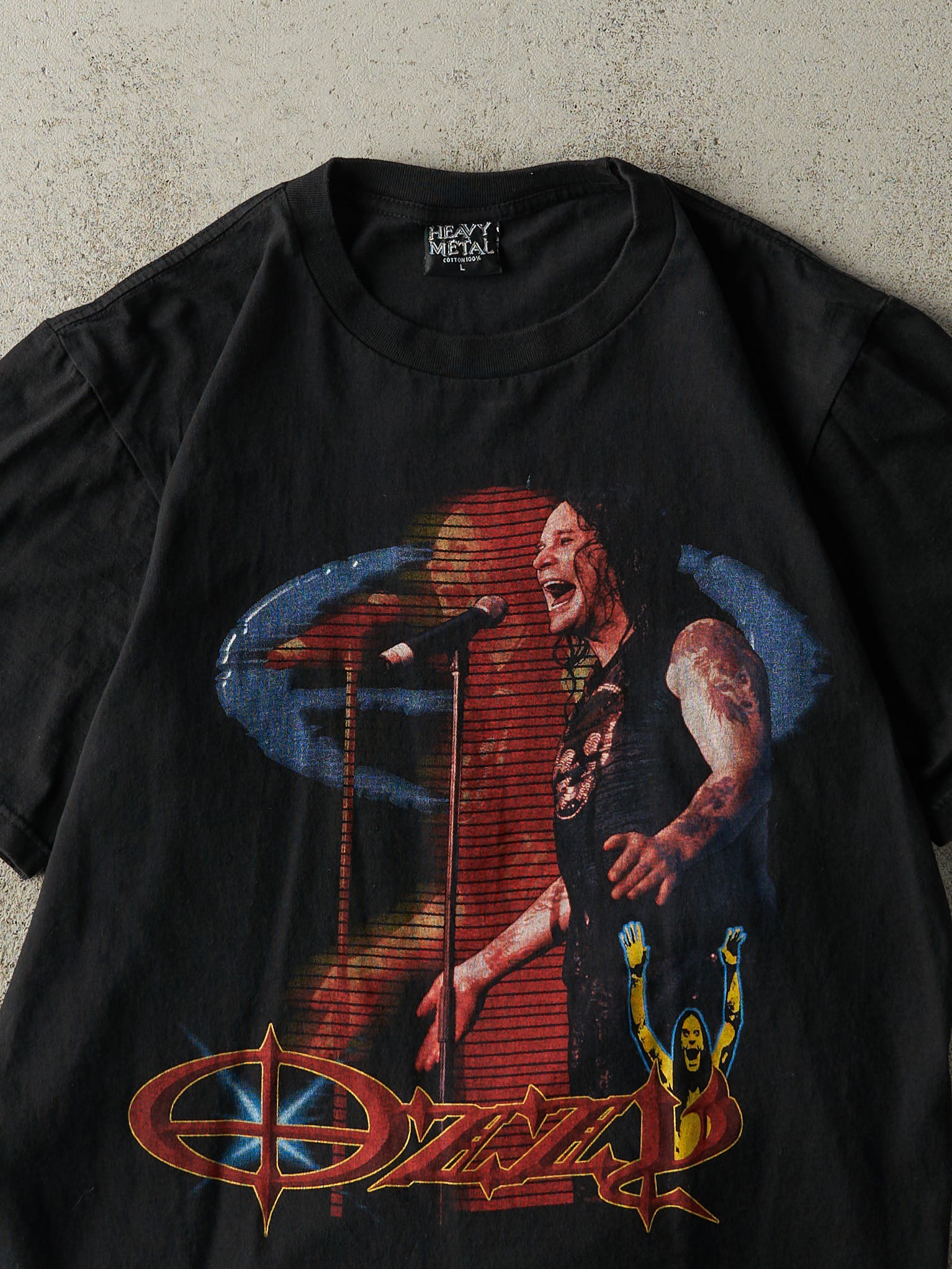 Vintage Y2K Black Ozzy Osbourne Bootleg Tee (M)