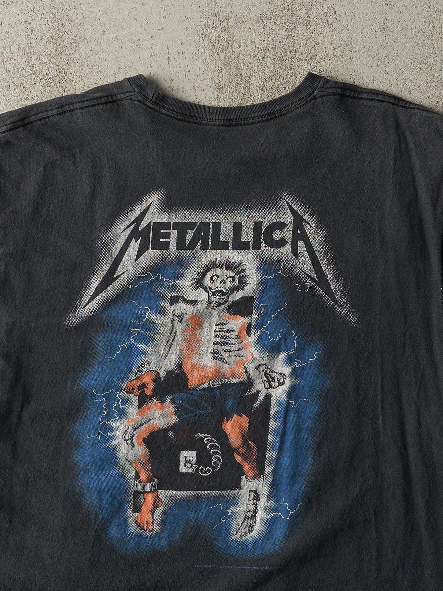 Vintage 07' Black Metallica Ride The Lightening Cut Off Tee (L)