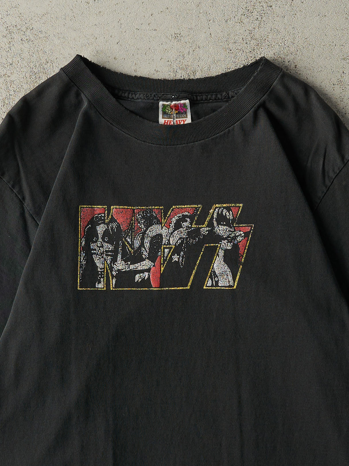 Vintage 90s Black Kiss Tee (M)