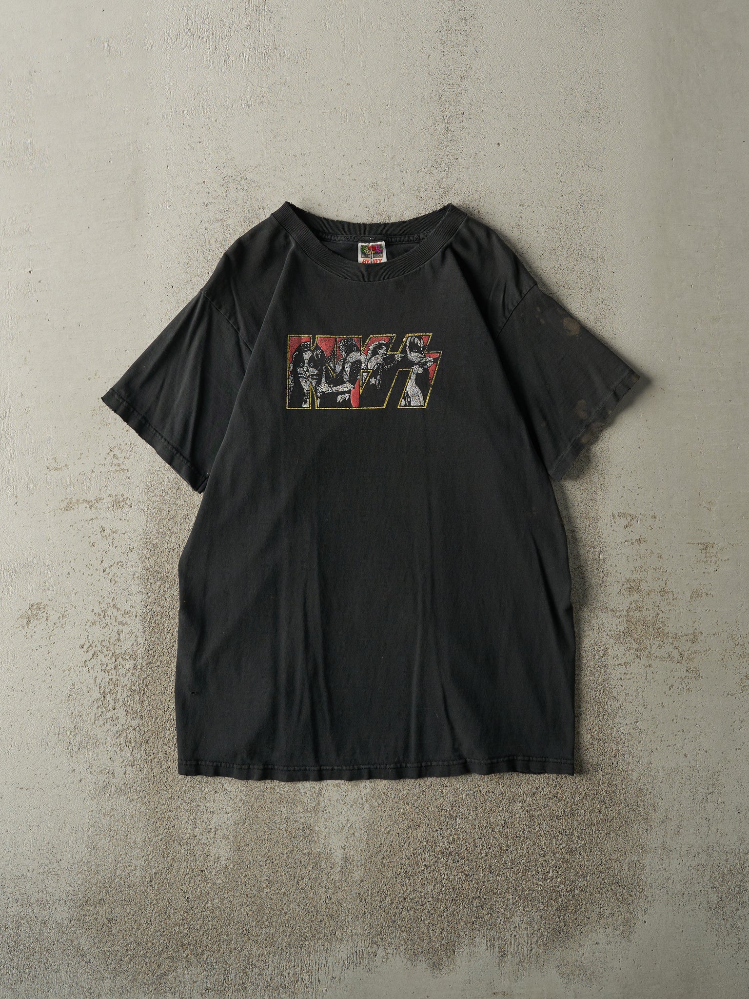 Vintage 90s Black Kiss Tee (M)