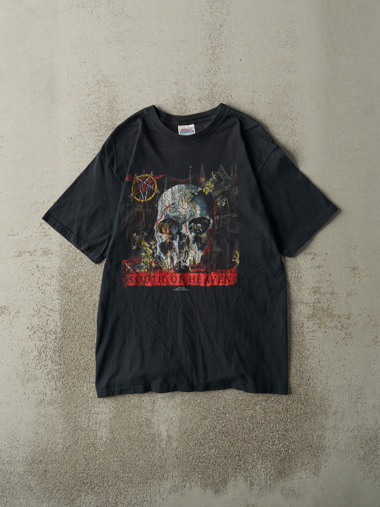 Vintage 05' Black Slayer South of Heaven Tee (S)