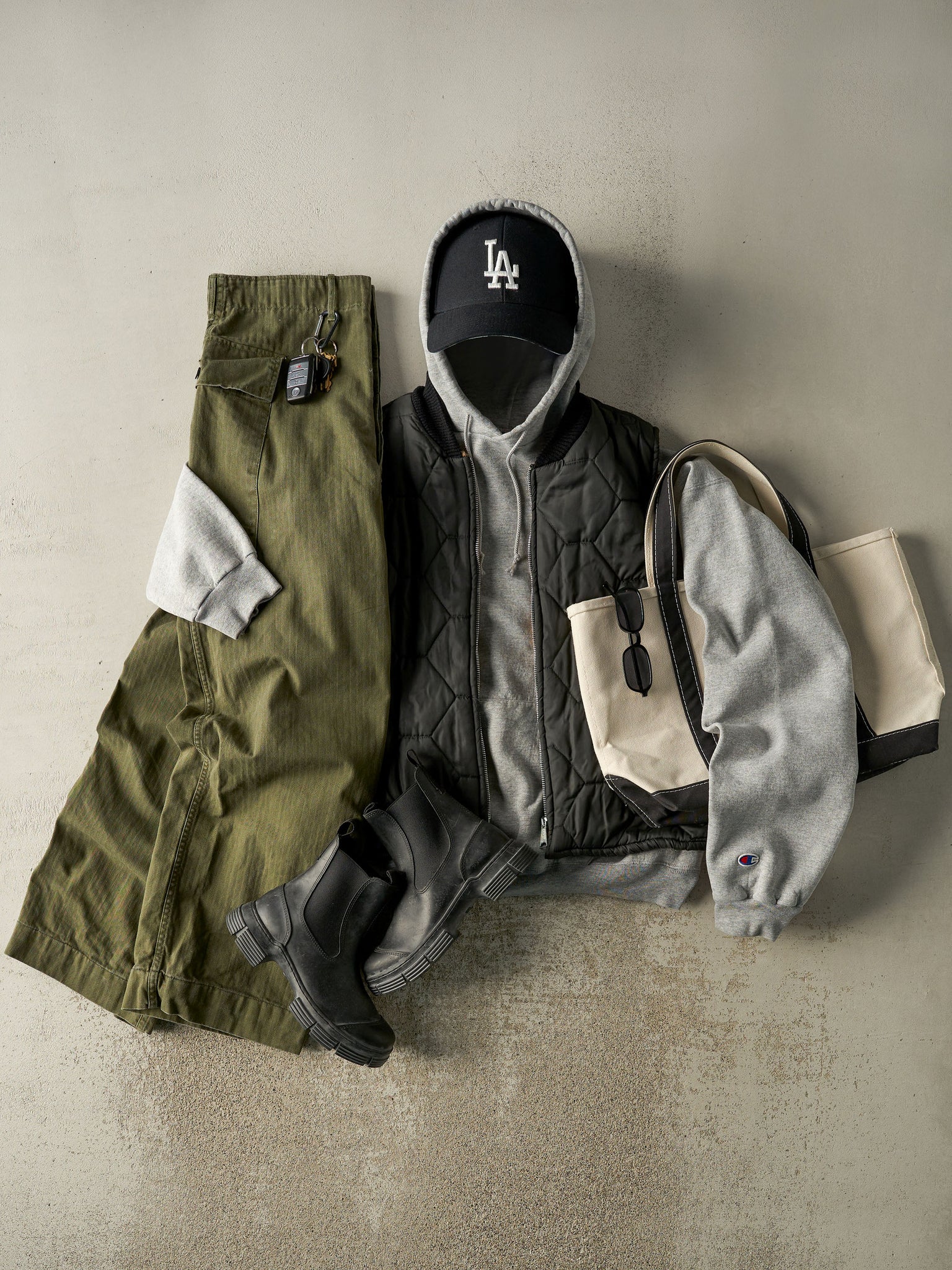 Vintage 80s Green Military Cargo Pants (31x29.5)