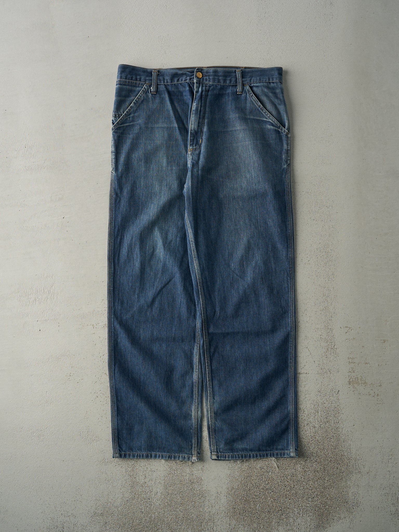 Vintage Y2K Dark Wash Carhartt Jeans (35x30)