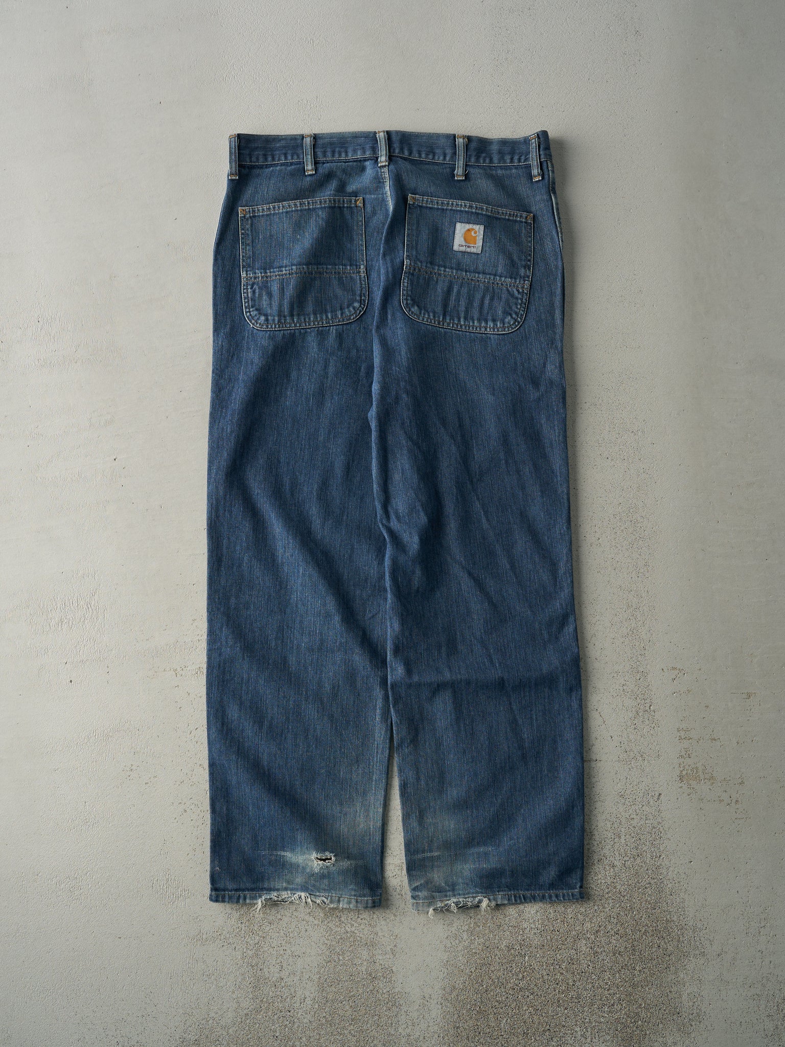 Vintage Y2K Dark Wash Carhartt Jeans (35x30)