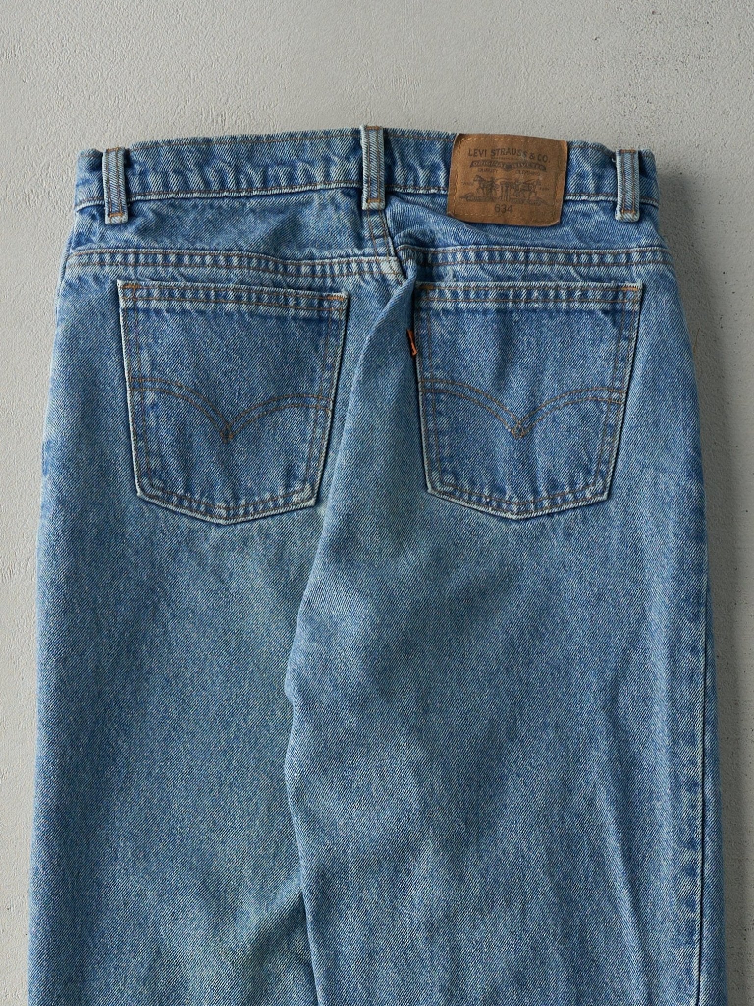 Vintage 80s Light Wash Levi's 634 Orange Tab Jeans (29x33.5)