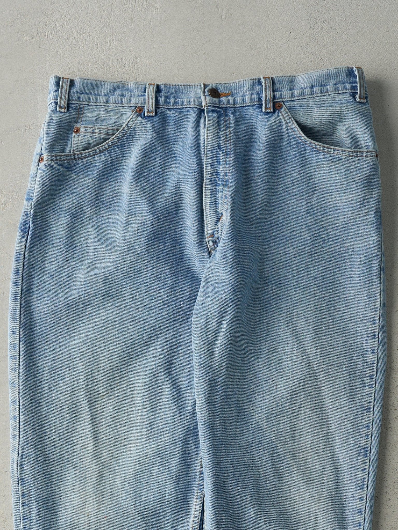 Vintage 90s Light Wash Levi's Orange Tab Jeans (36x30)