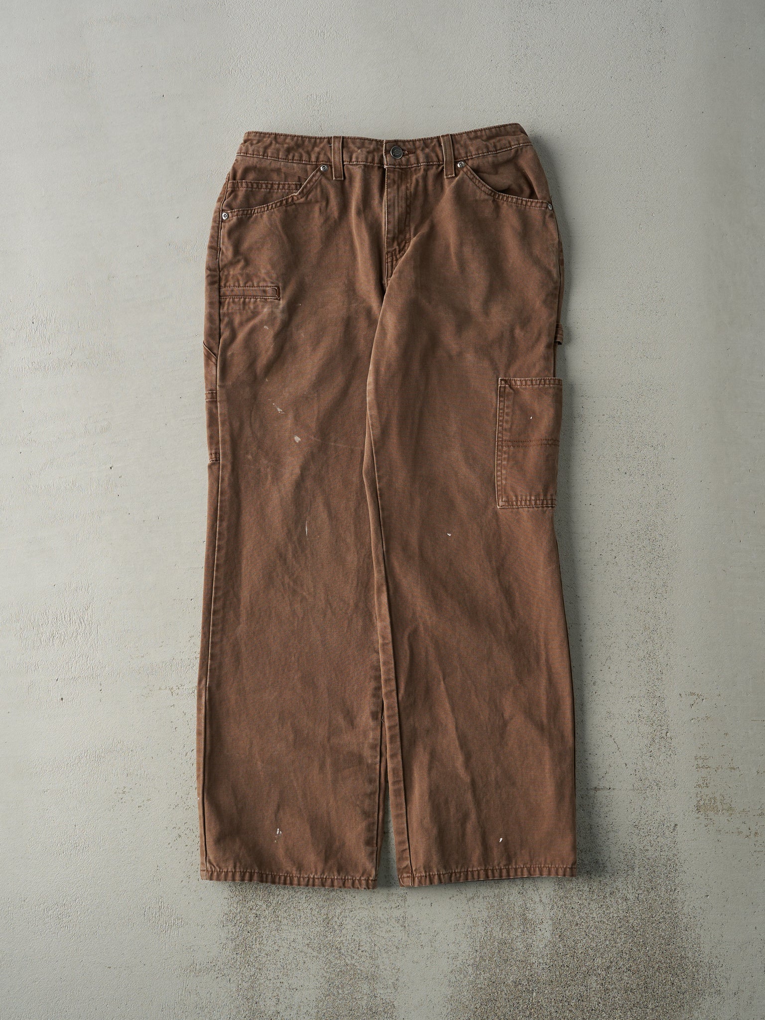 Vintage 90s Brown Dickies Light Weight Carpenter Pants (32x30)