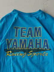 Vintage 80s Blue Yamaha Racing Single Stitch Tee (M)