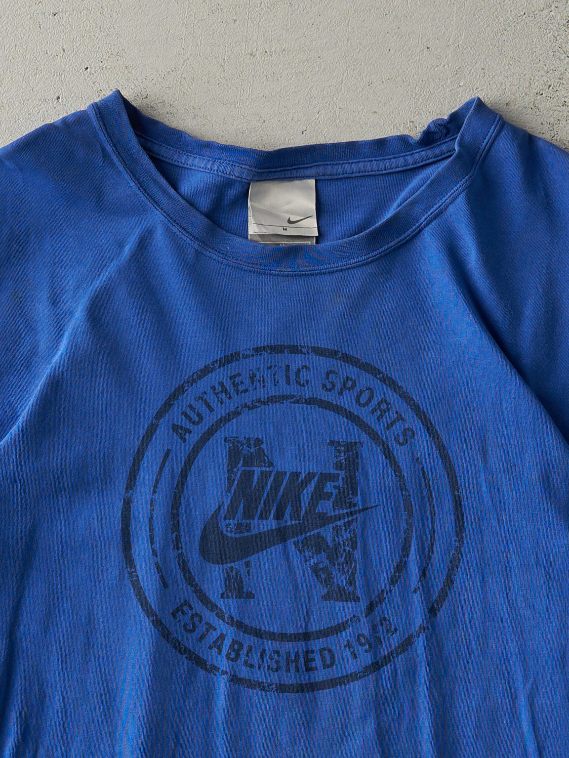 Vintage Y2K Royal Blue Nike Tee (S/M)