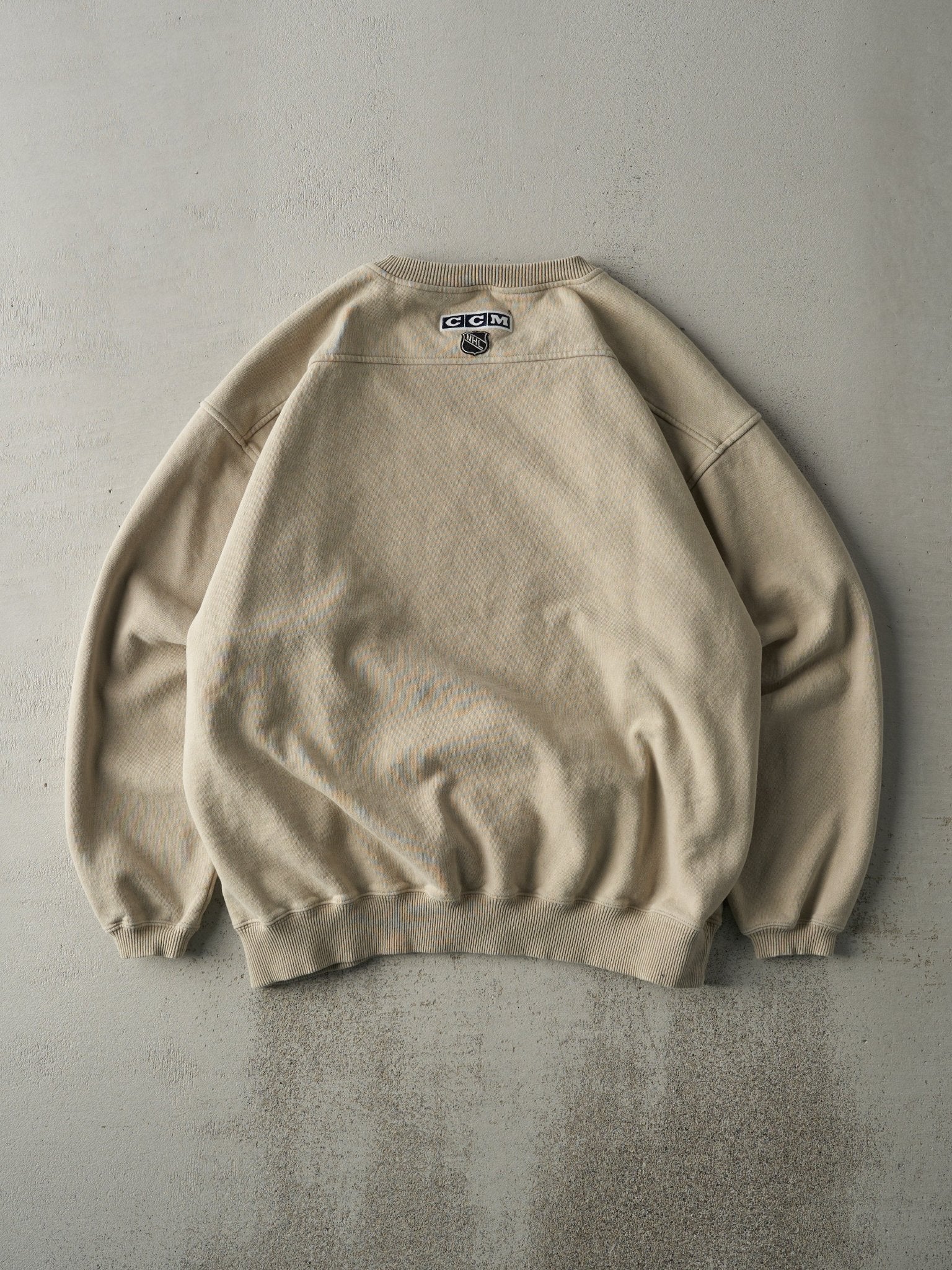 Vintage Y2K Beige St. Louis Blues Boxy Crewneck (XL)