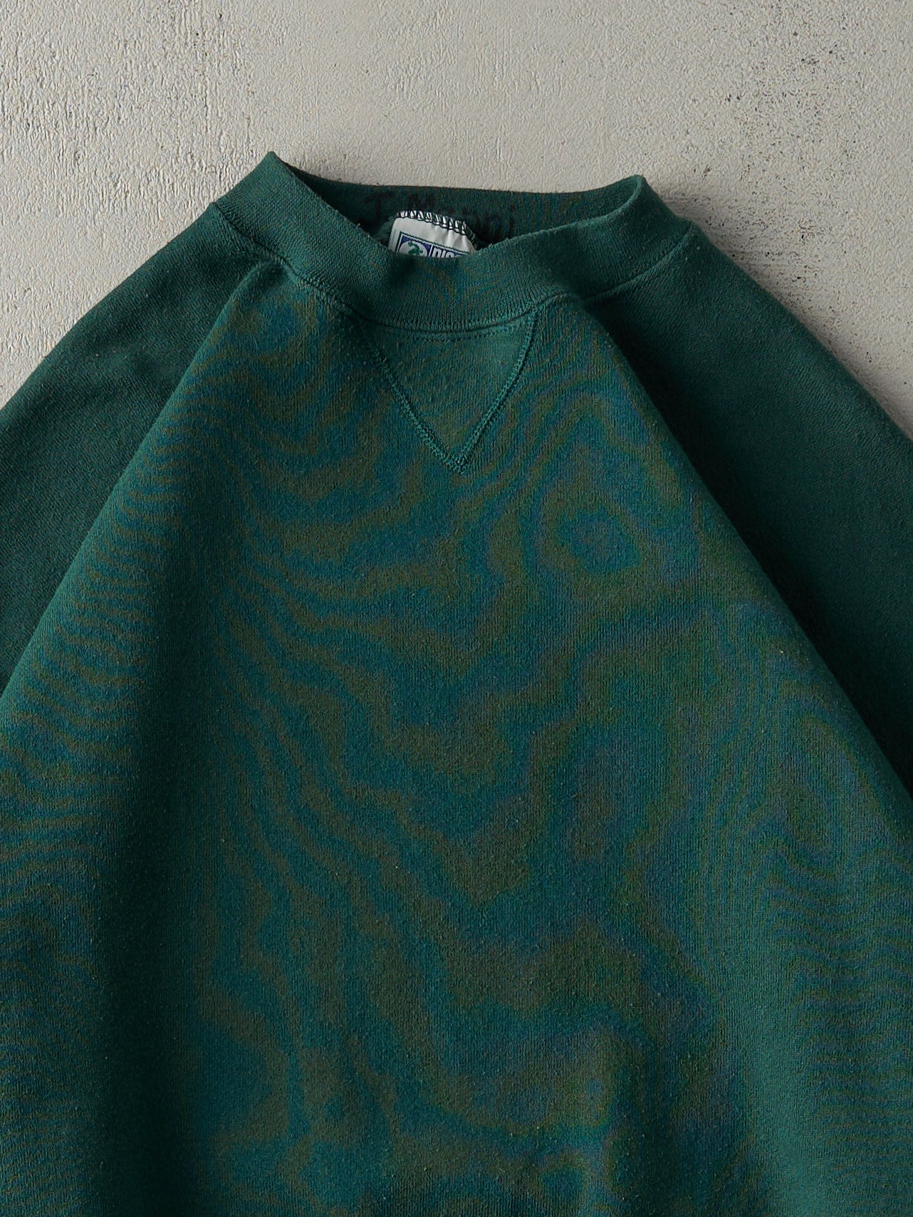 Vintage 90s Forest Green Blank Crewneck (L)
