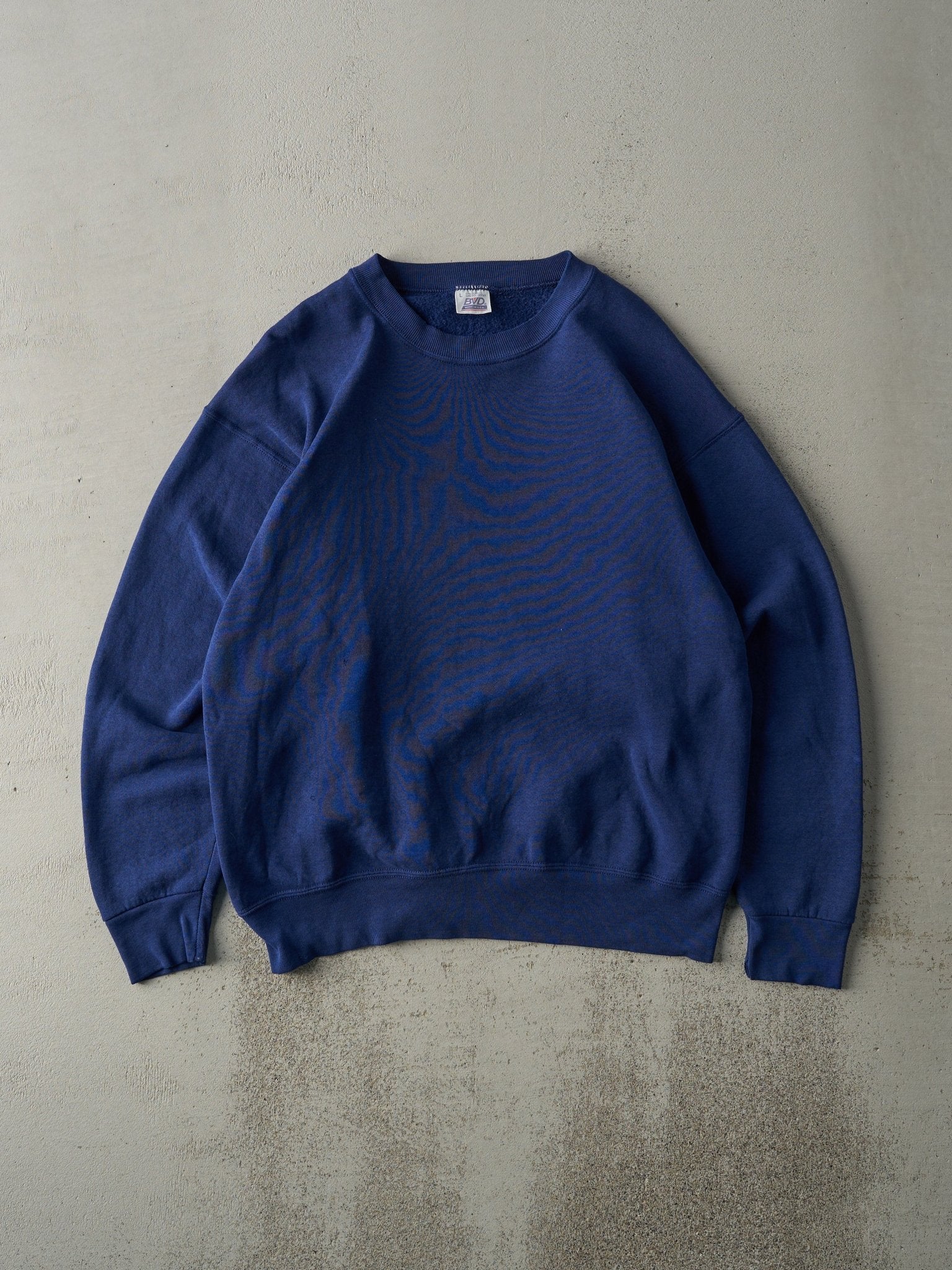 Vintage 90s Midnight Blue Blank Crewneck (M)