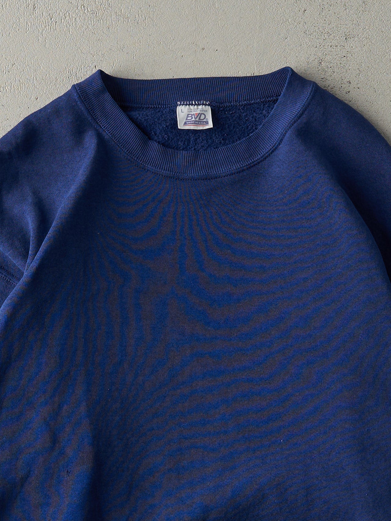 Vintage 90s Midnight Blue Blank Crewneck (M)