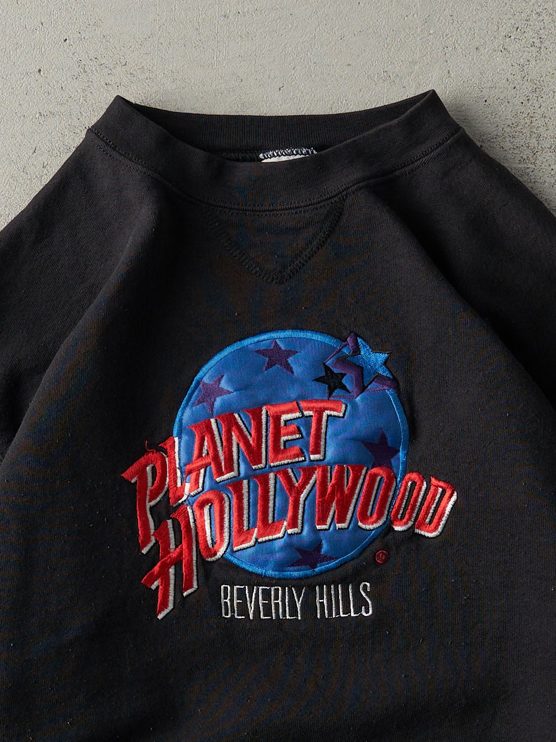 Vintage 90s Black Planet Hollywood Beverly Hills Crewneck (M)