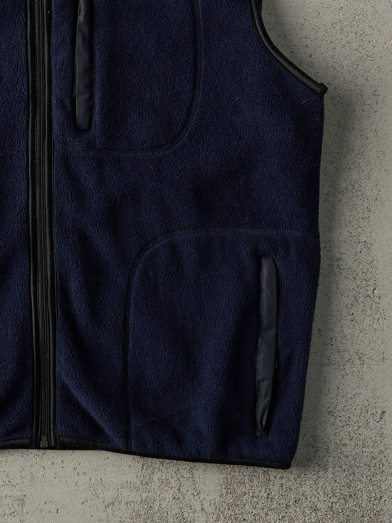 Vintage 90s Navy Blue Polo Ralph Lauren Fleece Vest (M)